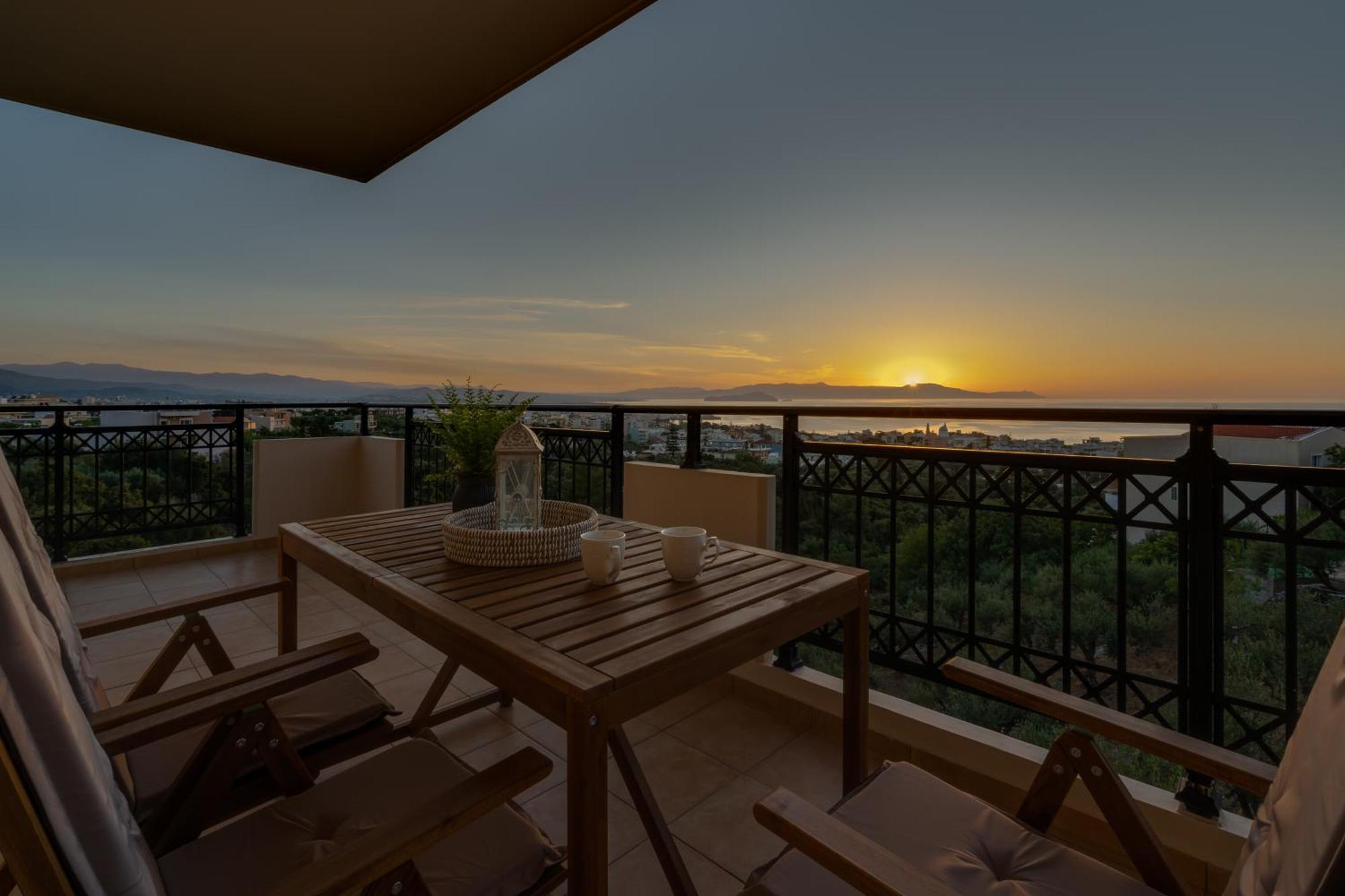 Вілла Aelia Sea View Chania  Екстер'єр фото