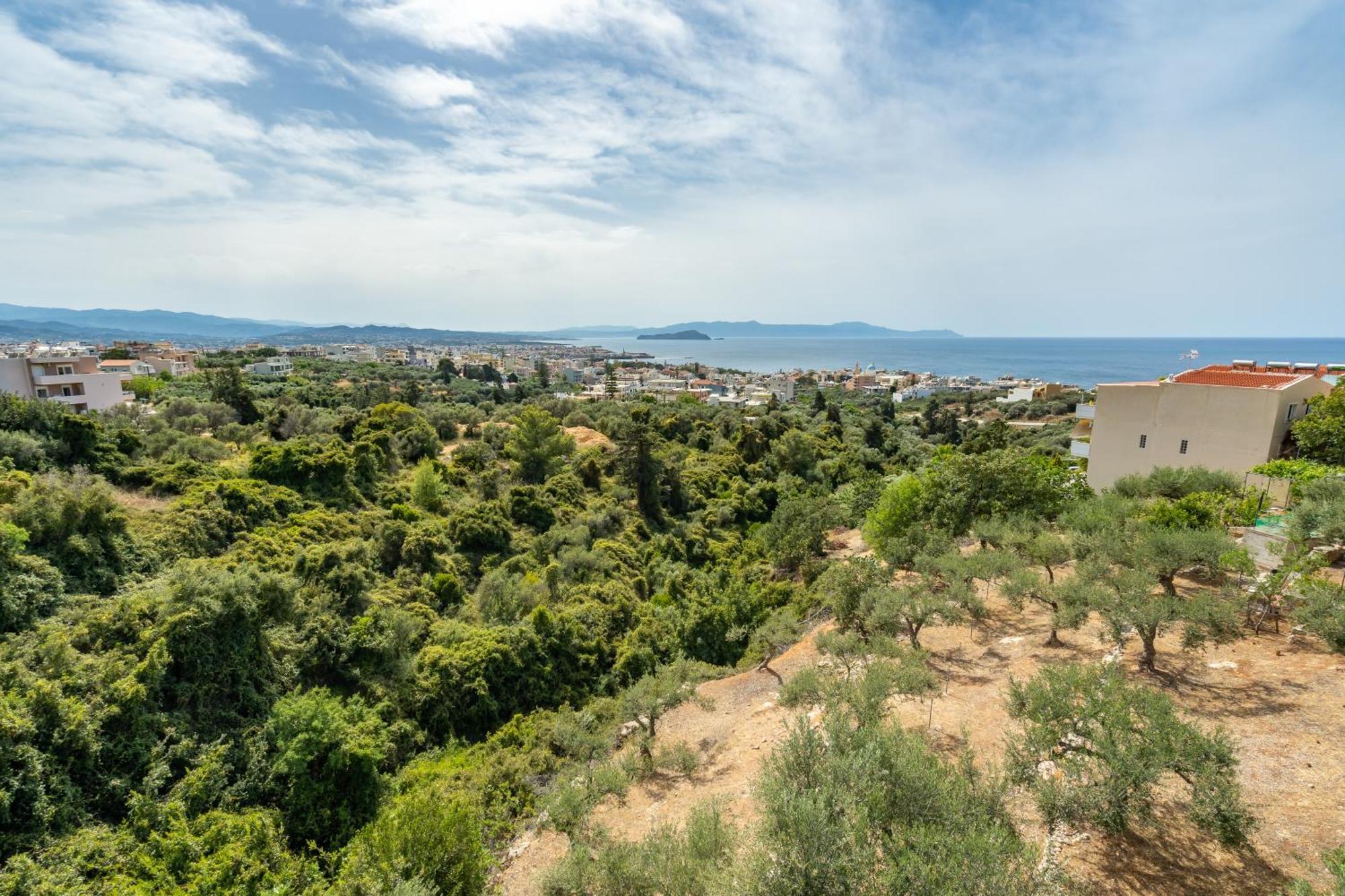 Вілла Aelia Sea View Chania  Екстер'єр фото