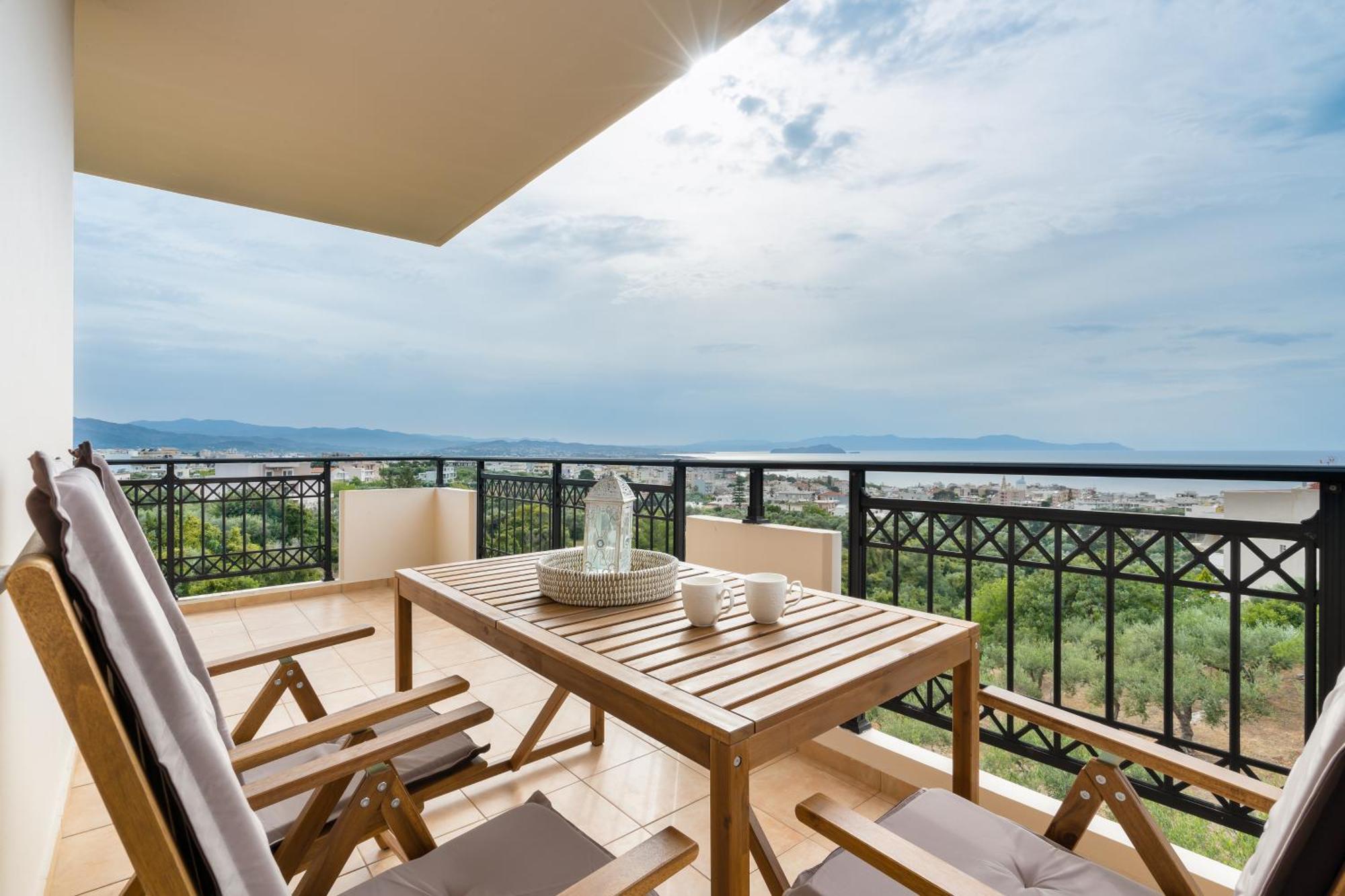 Вілла Aelia Sea View Chania  Екстер'єр фото