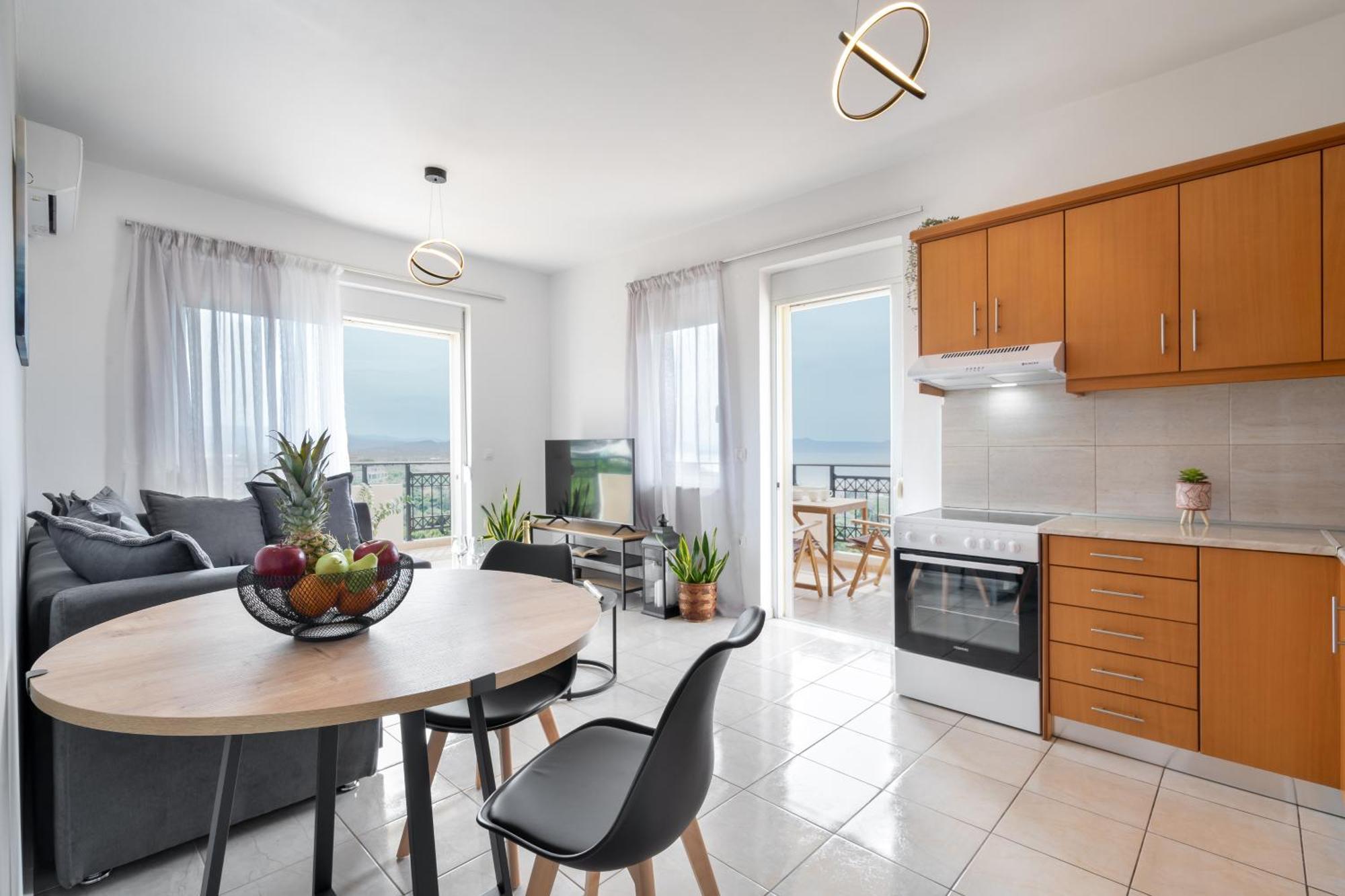 Вілла Aelia Sea View Chania  Екстер'єр фото