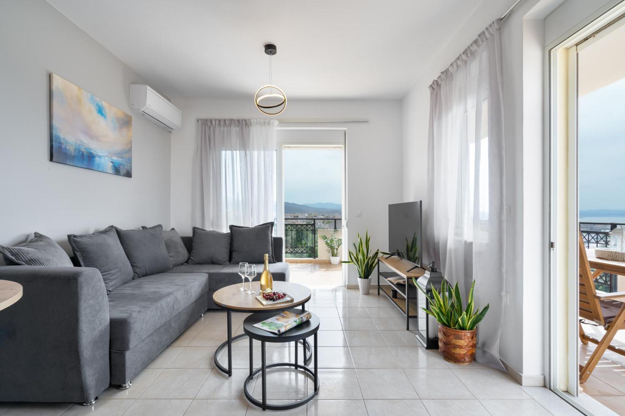Вілла Aelia Sea View Chania  Екстер'єр фото