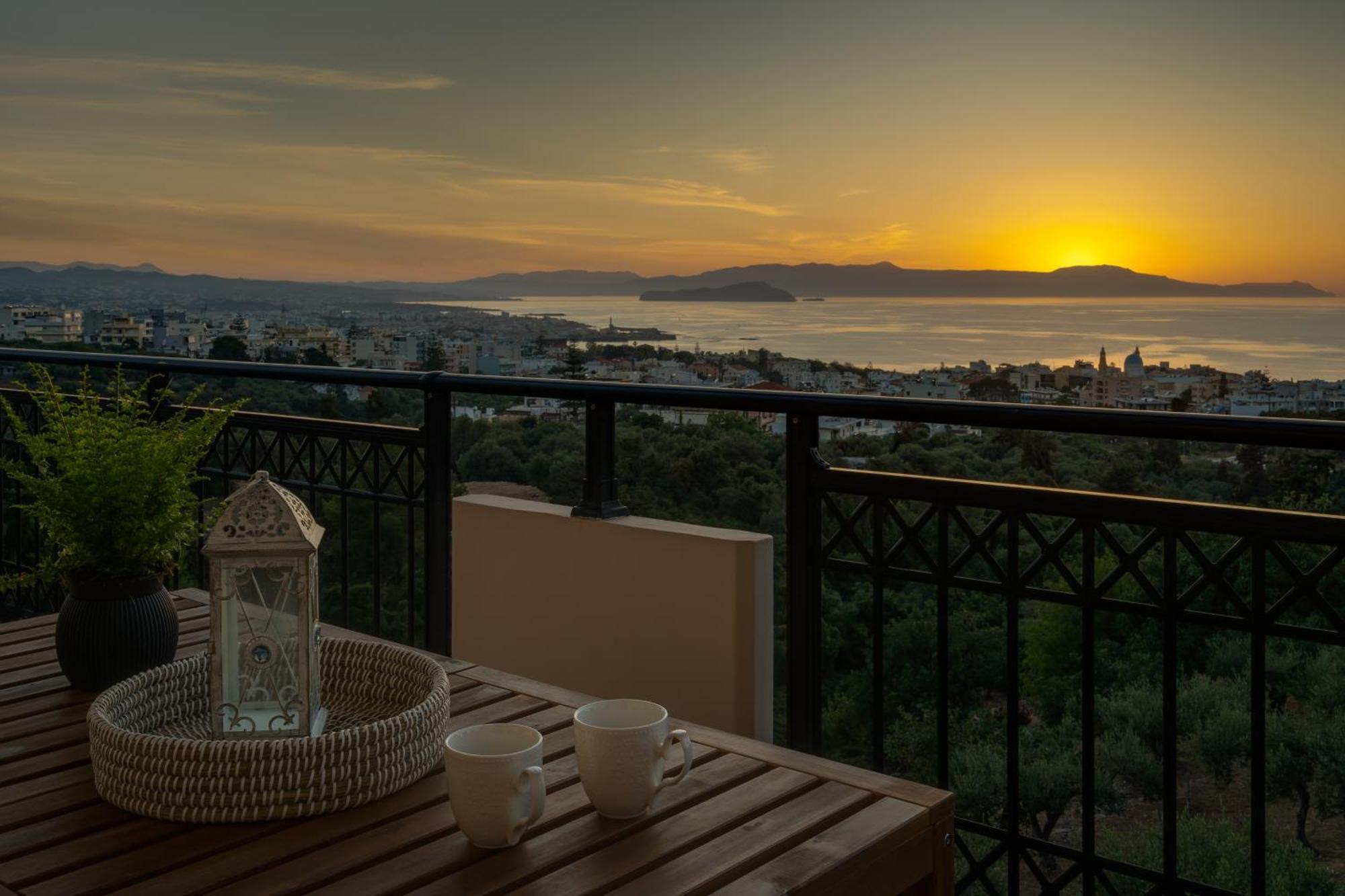 Вілла Aelia Sea View Chania  Екстер'єр фото